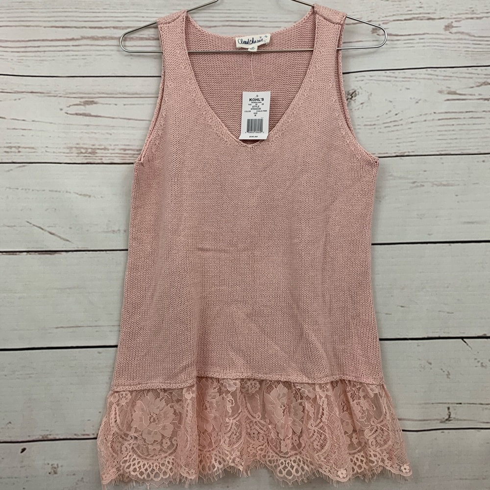 Knitted Cloud Chaser Tank Top